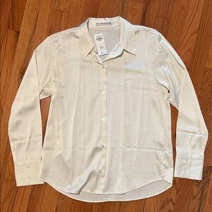 Abercrombie & Fitch Ivory Button Down Shirt